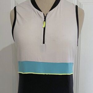 Tail Tech Tennis Dress XS Black White Womens Sporty Stretch knit 0-2 vgt Y2K